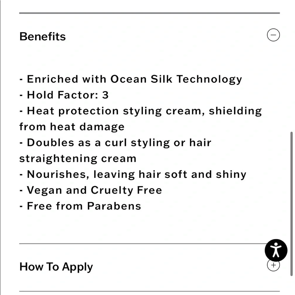 Sachajuan Stockholm Heat Protection Styling Hair Cream Straight Or Curly Hair